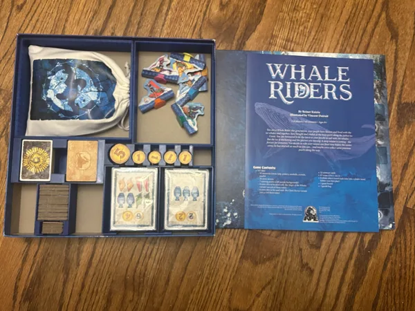 Whale Riders Board Game Insert