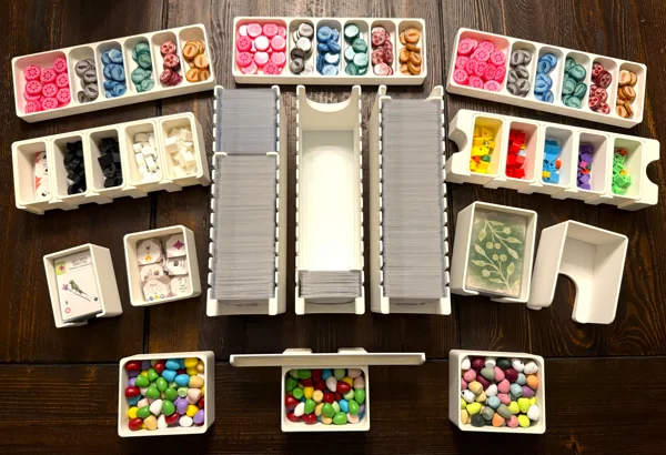 Wingspan Nesting Box Insert / Organizer - All Expansions (Updated Through the Americas Expansion)