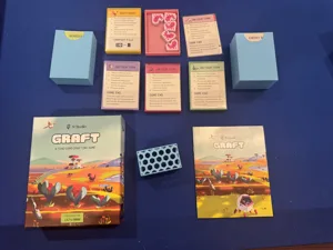 Graft Board Game Insert and Organizer for Sleeved Cards