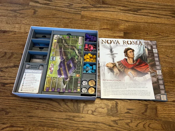 Nova Roma Board Game Insert