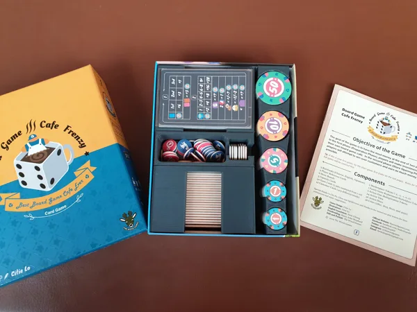 Board Game Cafe Frenzy - Insert