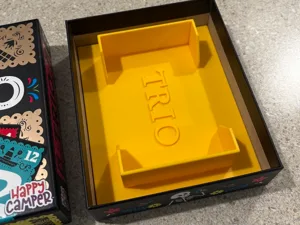 TRIO card game insert
