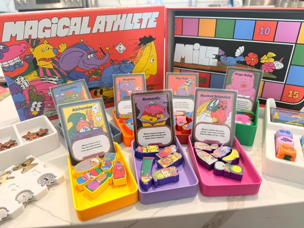 Magical Athlete Board Game Organizer - Color Coded