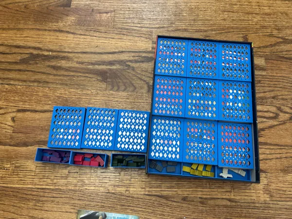 Quartermaster General Board Game Insert w/ Prelude Expansion