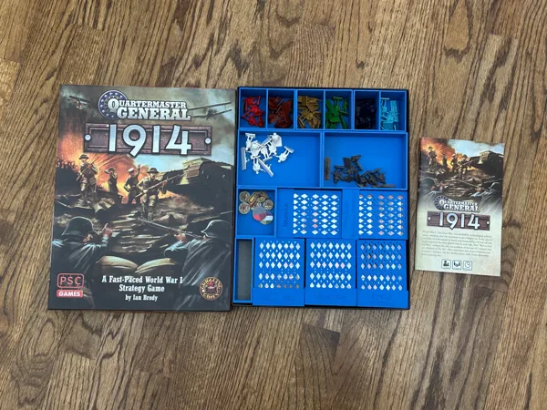 Quartermaster General 1914 Board Game Insert