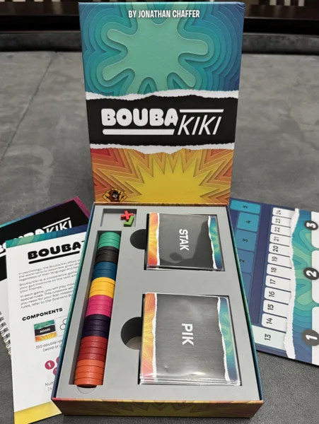 Bouba/Kiki Board Game Insert