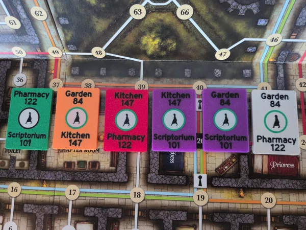 Nuns on the Run Monk mini-expansion Path Tiles