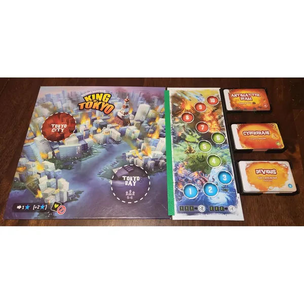 King of Tokyo: Even More Wicked board organizer