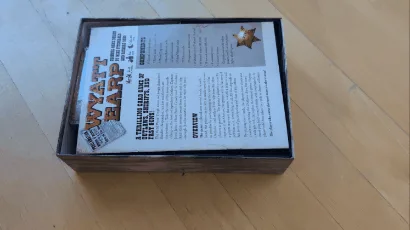 Wyatt Earp - Board Game Insert