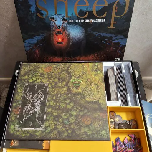 The Sheep board game insert & organizer