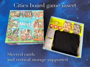 Cities board game insert