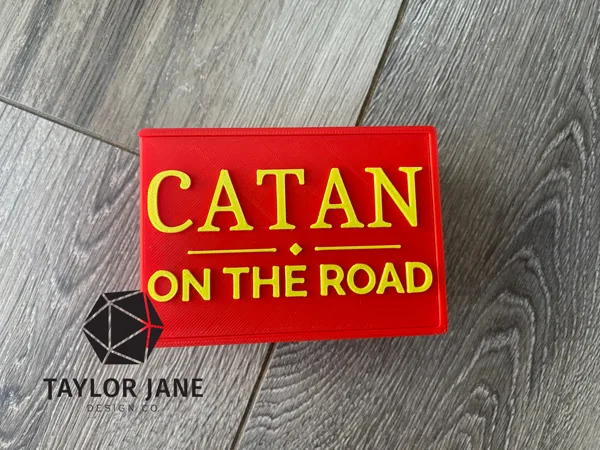 Catan On the Road Compatible Compact Travel Box