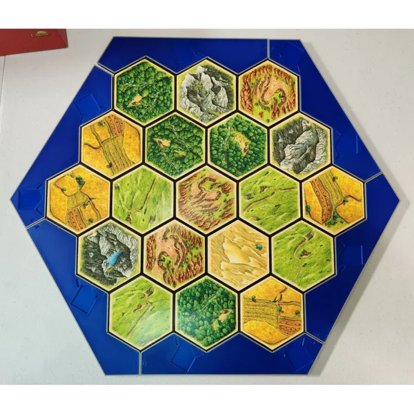 Magnetic Settlers of Catan Tile Holders (holds the cardboard tiles)