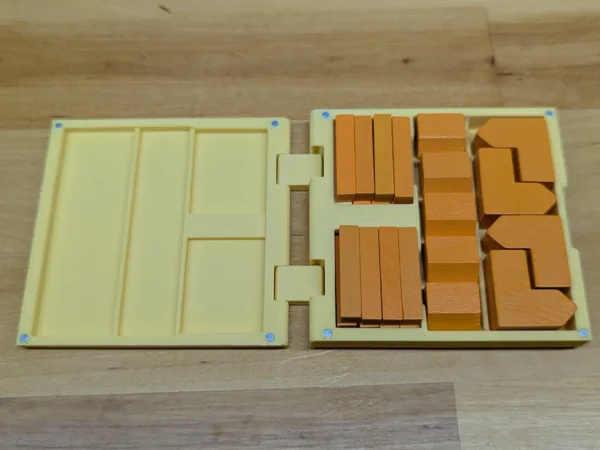 Catan Piece Holder - Print In Place 360° Hinge + Magnetic Closure