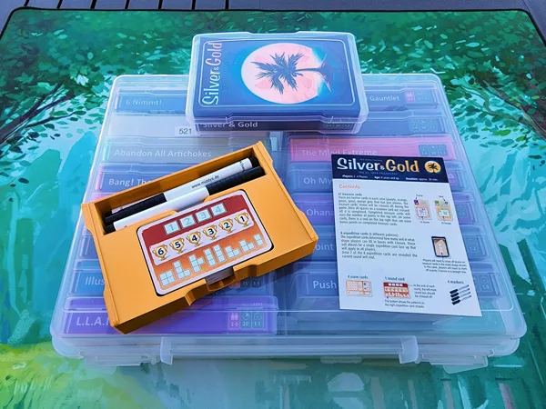 Silver & Gold - Photo Storage Board Game Insert Collection