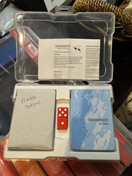 Snowbirds cardgame photocaddy insert