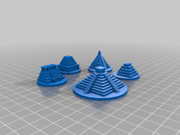 T'zolkin Board Game Temples