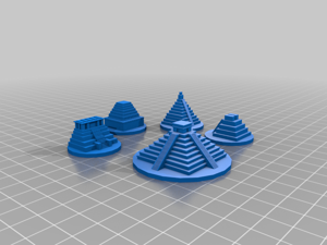 T'zolkin Board Game Temples