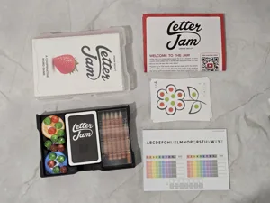 Letter Jam Board Game - Photo Caddy Insert
