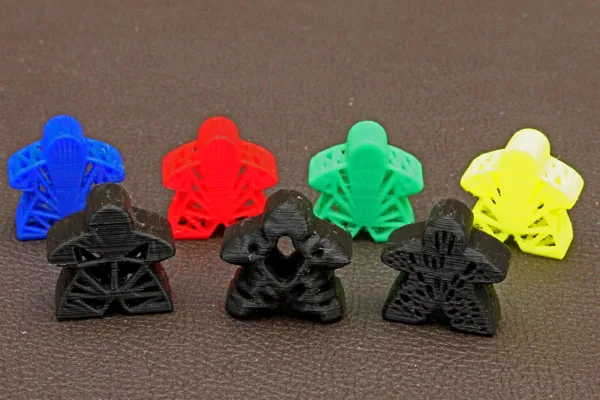 Meeples for Alternate Carcassonne Board Game Zombies