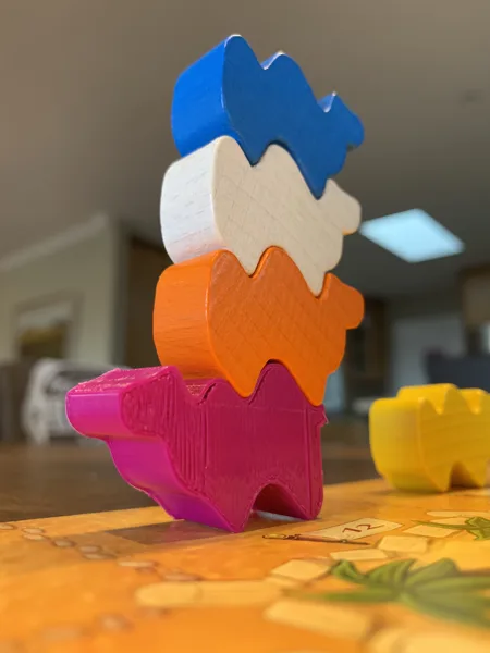 Crazy Camels for first edition of Camel Up board game