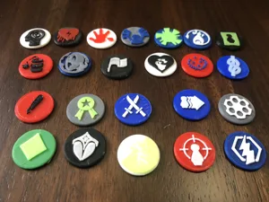 Dice Throne Season 2 Status Tokens
