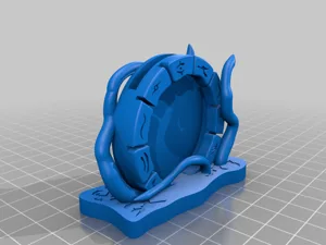 Eldritch Horror gate Holder Green Red Blue Signs