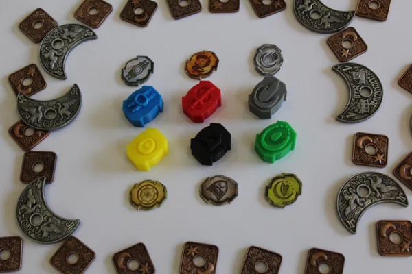 Lords of Waterdeep - Player Building Tokens