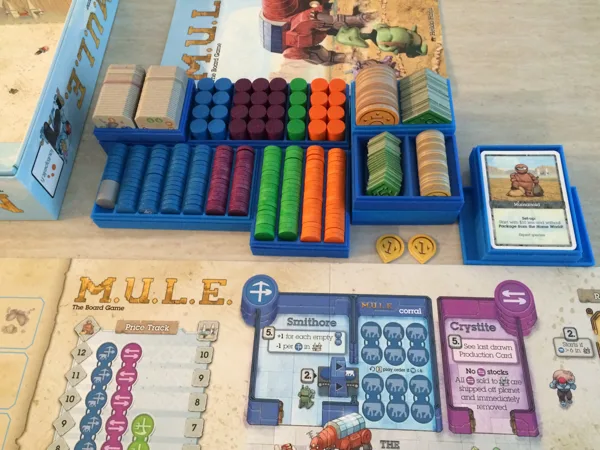 M.U.L.E. Boardgame Boxes