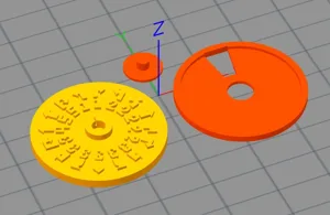 Customizable Maneuver Dial for X-Wing