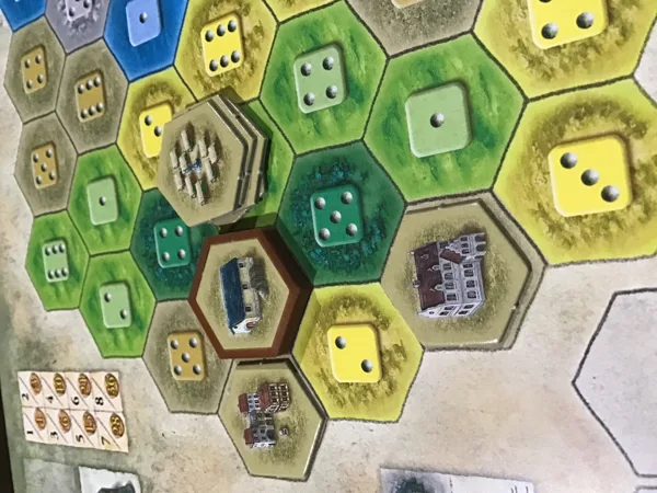 The Castles of Burgundy Board Game - Hex Token Capsules