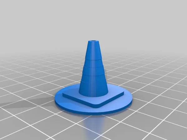 HeroClix Traffic Cone Barrier Token