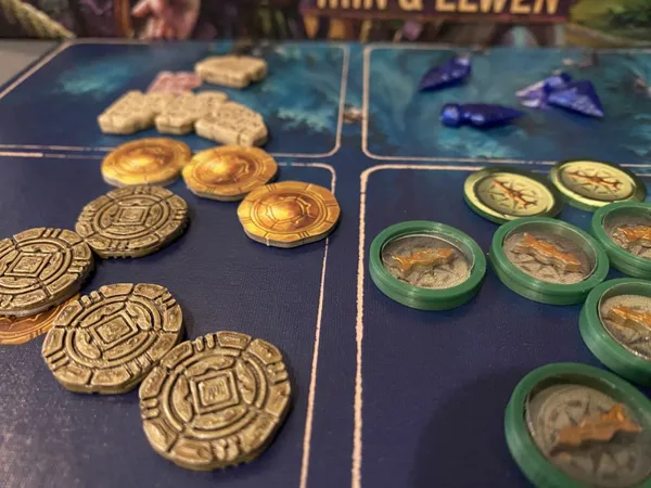 Lost Ruins of Arnak Coins and Compasses