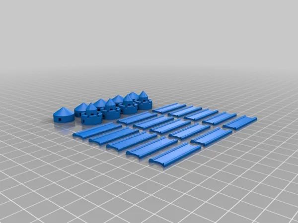Settlers of Catan Round Player Pieces
