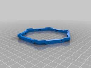 Fallout Board Game Magnetic Hex Holder, Stackable