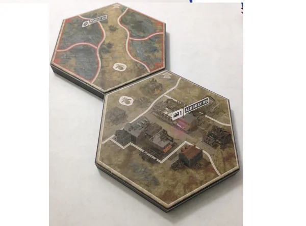 Fallout Magnetic Tiles (2017 Board Game) by Fantasy Flight Games