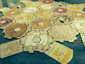Yet another Settlers board + Building cost cards