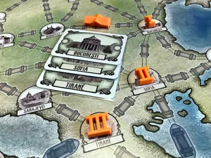 Route Tokens for Free Ride Board Game