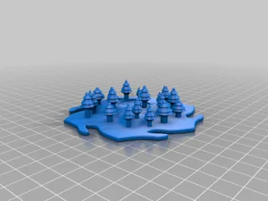 Catan Lumber Tiles - Warcraft Inspired
