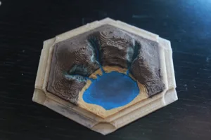 3D Catan Gold Tile