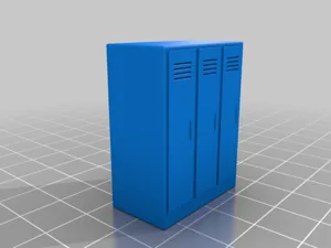 Miniature Lockers for Lobotomy Board Game
