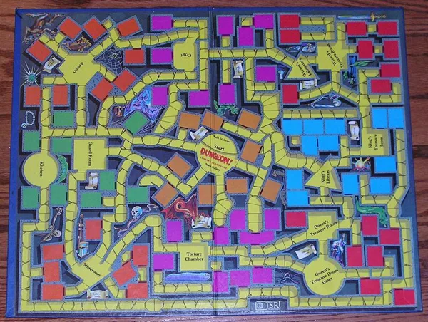 Dungeon (1975) Board Game