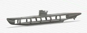 UBOOT boardgame model