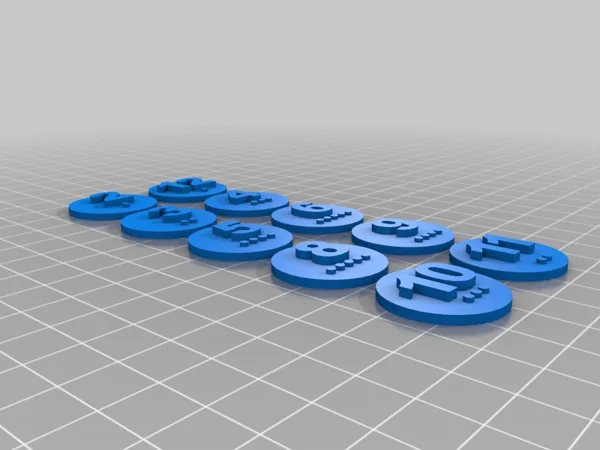Number Tokens for 5-6 Player Catan