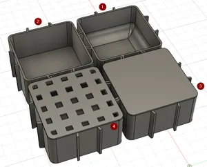 Boardgame Token Boxes
