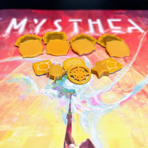 Mysthea Upgrades for Retail Cardboard Tokens + Bonus Tokens Not Upgraded in KS