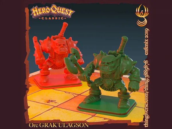 HeroQuest - Orc GRAK ULAGSON