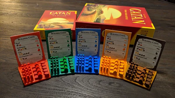 Catan Game Piece Holder