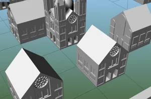 Detailed Cathedral Boardgame