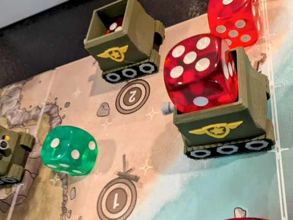 Dice Command 'Armoured Division' Tanks-Colorized